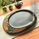 She Inkstone Tea Tray Original Stone Kung Fu Tea Sea Hand Carving