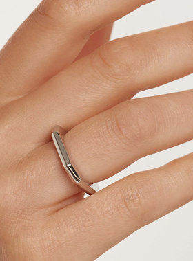 PDPAOLA女纯银日韩戒指生日礼物