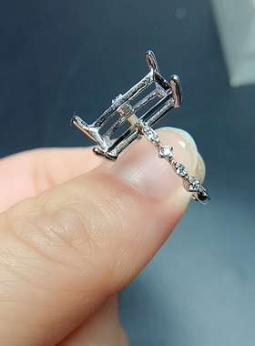 简约s92518k黄金色空托长方形女