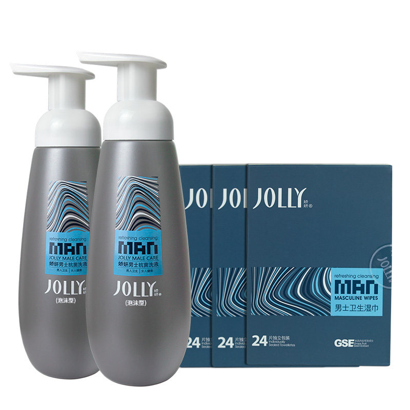 娇妍男士男用私处护理液洗液湿纸巾 娇妍私处洗液