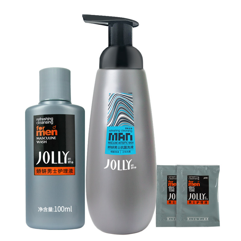 娇妍男士100ml洗液300ml护理液 娇妍私处洗液