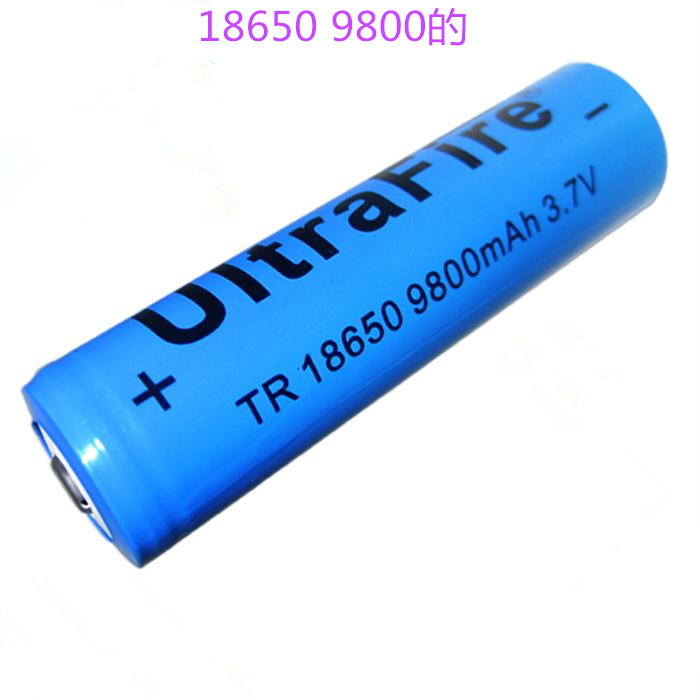 正品Ultrafire18650锂电池充电大容量3.7v4.2v强光手电筒风扇 - 图2