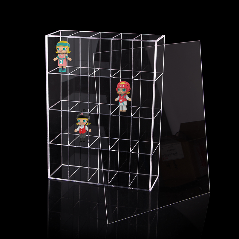 亚克力展示盒泡泡玛特茉莉Molly毕奇扭蛋sonny娃娃手办盲盒收纳盒 - 图0