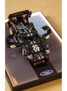 兼容42223 1966福特GT40上墙展示框玩具墙面汽车画框中框中车