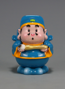 妙工坊树脂不倒翁中式摆件