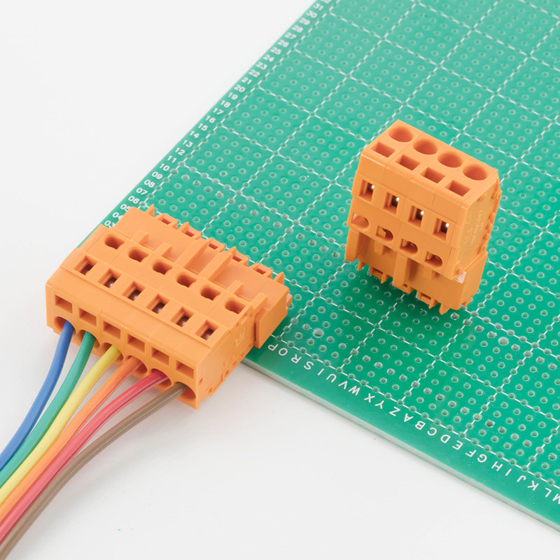 焊PCB线路板接线MCS弹簧插拔式对插连接器接插件3.5/5.0/5.08/7.5_虎窝淘