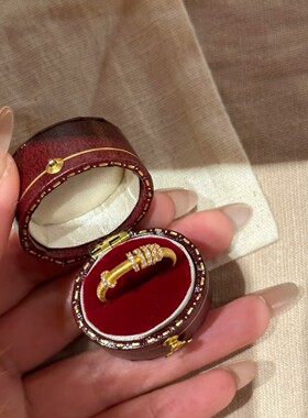 纯银s925拉丝工艺跑环戒指时尚轻奢精致高级指环独特气质个性设计