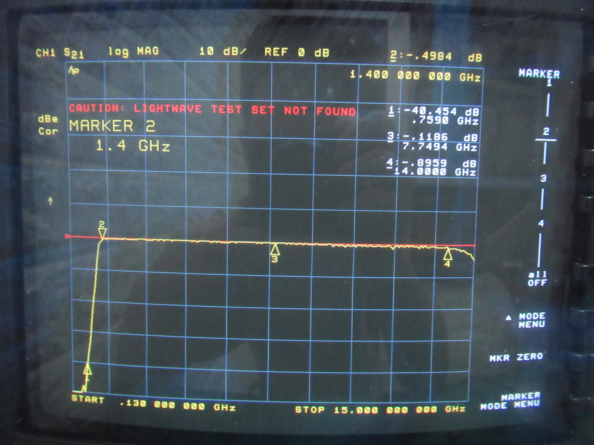 RLC进口F-8987 1.4-14GHz SMA 射频微波同轴高通滤波器 - 图3