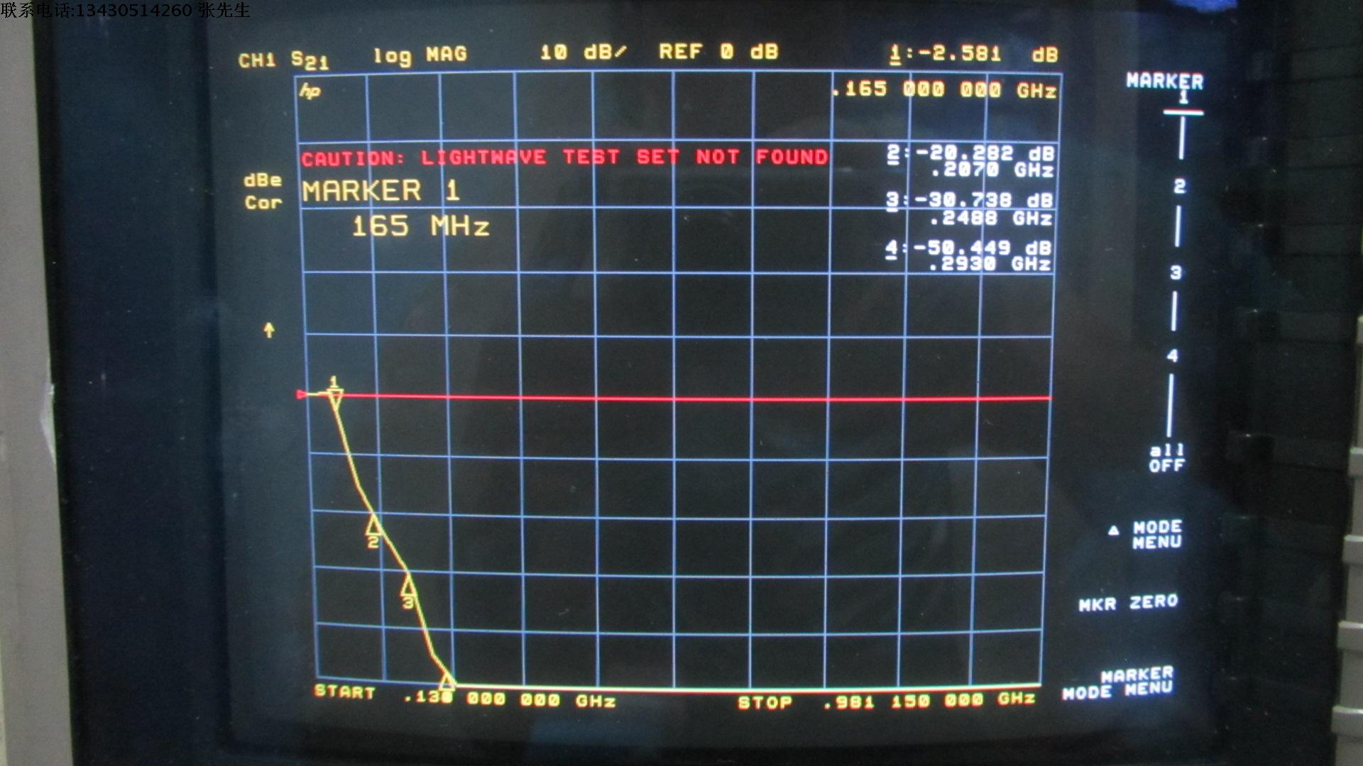 美国进口 4LX1-165S11 165MHz SMA母 RF射频微波同轴低通滤波器-图2