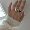 Luer women's full body 925 sterling silver fashion ring