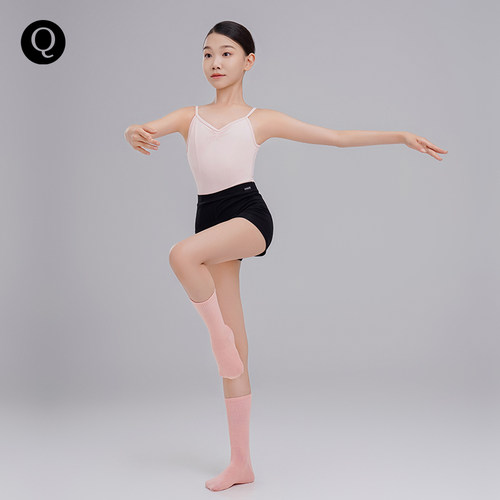 青青之舞 | 吊带练功服芭蕾舞蹈体操服艺考服形体基训显瘦连体服 - 图0