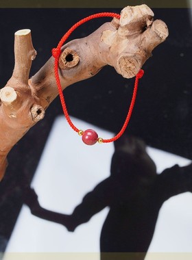 2026年灵隐新款朱砂红绳手串手链