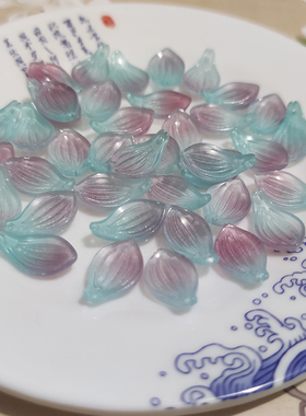 醉芙梦国产琉璃立体莲花花瓣