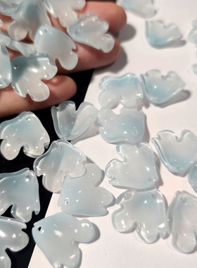 琉璃牡丹花瓣20x20mm手工diy