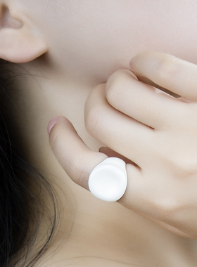 珐琅戒指女轻奢小众法式原创设计