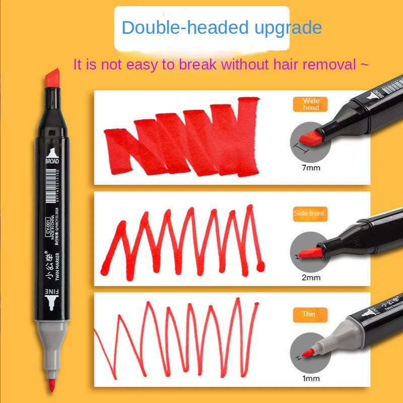 Double Headed Marker Set Best Colouring Markers Drawing Alco - 图1