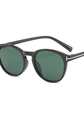 Classic Vintage Tom Round Sunglasses Man Retro Style Brand D