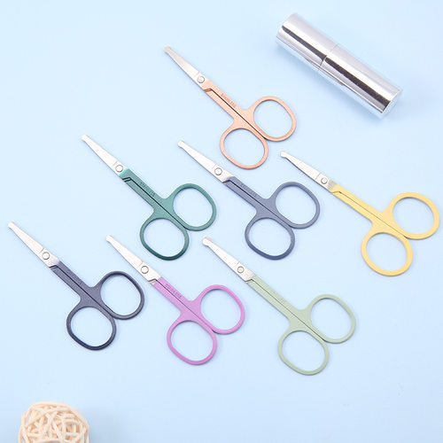 Round-nosed hair clipper - beauty tool for shaping eyebrows - 图2