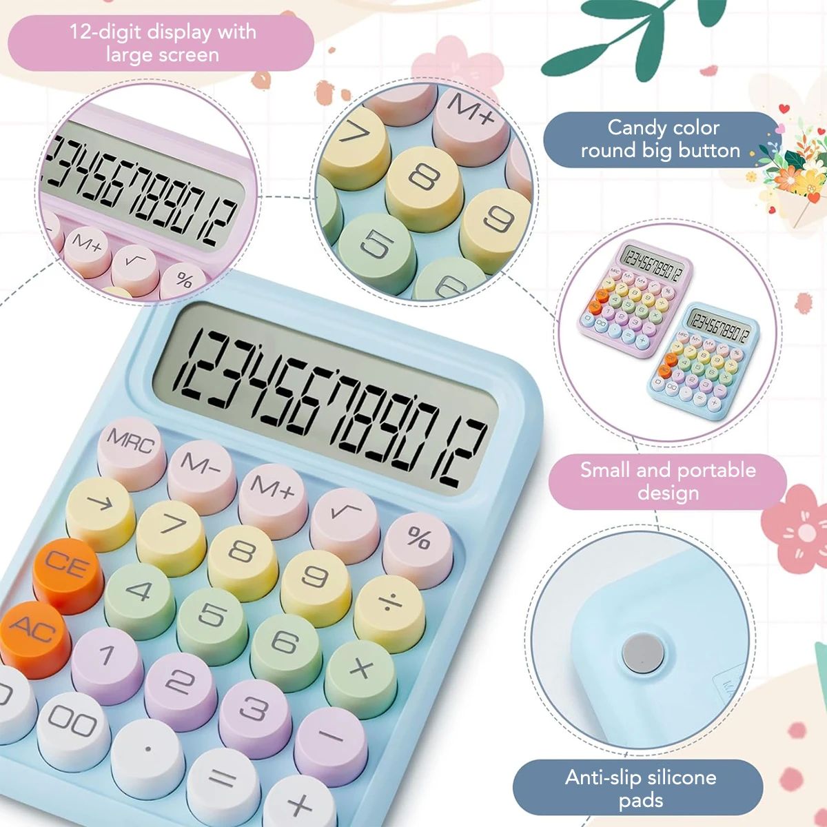 Calculator Dopamine Candy Color High Value Multifunctional - 图0