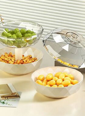 Tiered Fruit Bowl Removable 2 Tier Pumpkin Candy Dish with L