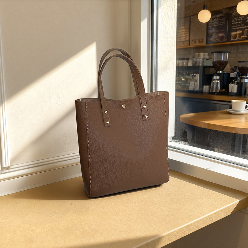 高级感2025新款时尚百搭潮流大容量托特包女通勤包简约皮质手提包,淘宝优惠券,粉丝福利购,淘宝优惠卷