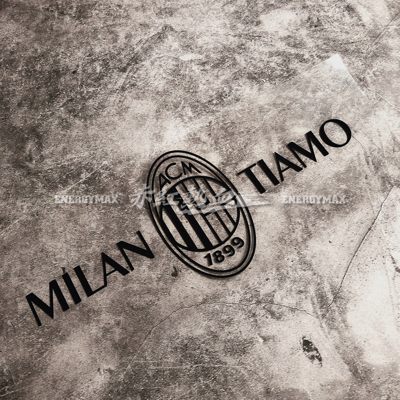 我爱AC米兰红黑时尚汽车贴纸恰尔汗奥卢伊布凯西苏索雷比奇莱奥,淘宝优惠券,粉丝福利购,淘宝优惠卷