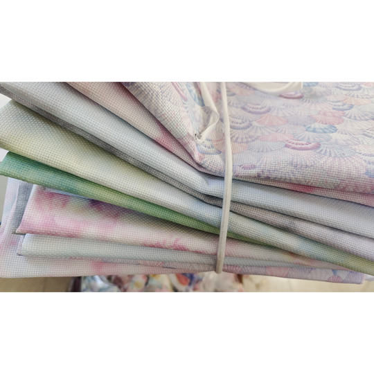 Cross stitch colorful cloth super value blind box free hemming