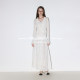 MoodBerry American retro botanical flower embroidered vest skirt suit women's summer design gauze long skirt