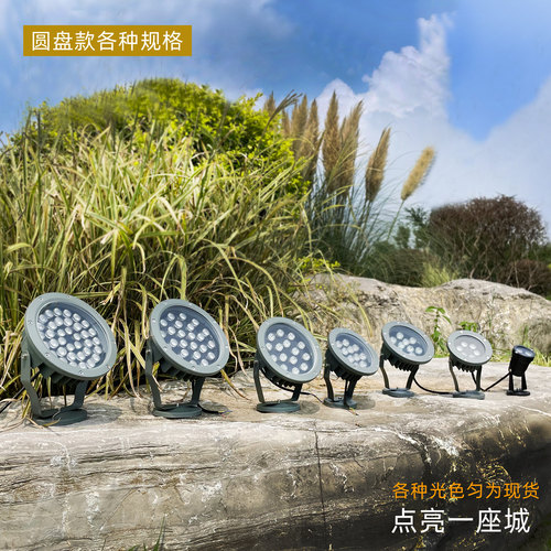 照树灯户外防水射树灯地插灯园林景观庭院插地灯草坪别墅亮化射灯 - 图1