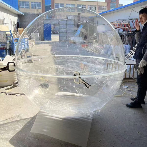 透明亚克力管法兰开孔攻丝有机玻璃圆管热弯防尘实验器材加工定制 - 图1