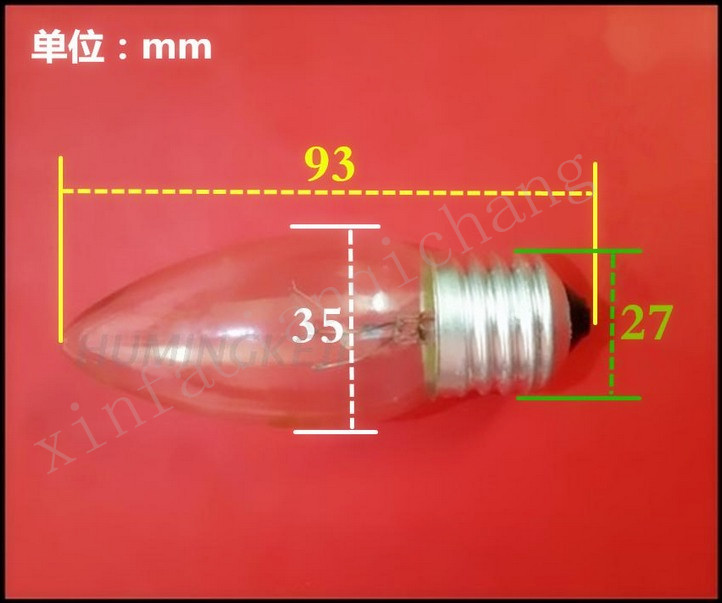 E27螺口抽油烟机专用灯泡220V230V240V25/40/60/球形磨砂钨丝灯泡-图1