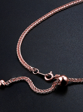 项链万能女镀18k彩金调节肖邦