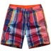 Quần short cotton nam mùa hè năm điểm quần thể thao giản dị mùa hè rộng kích thước lớn quần lớn quần nam kẻ sọc - Quần Jogger thời trang nam Quần Jogger