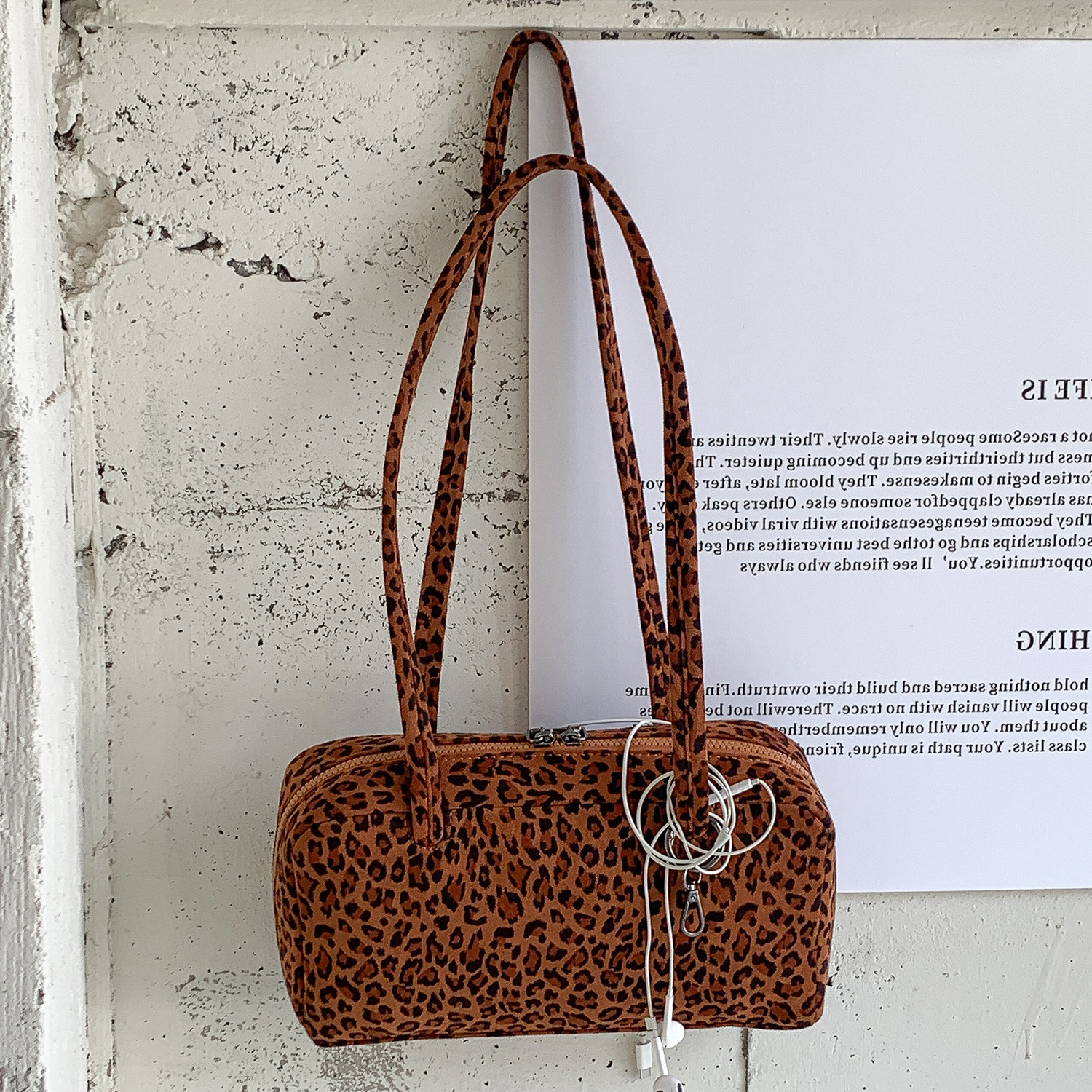 EMORRIN秋冬新款高级感麂皮绒波士顿包韩系风简约百搭手提单肩包,淘宝优惠券,粉丝福利购,淘宝优惠卷