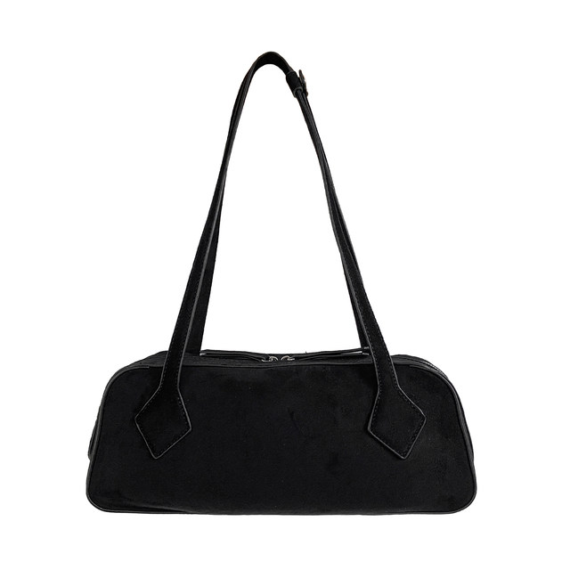 2025 new autumn and winter suede all-match bowling bag