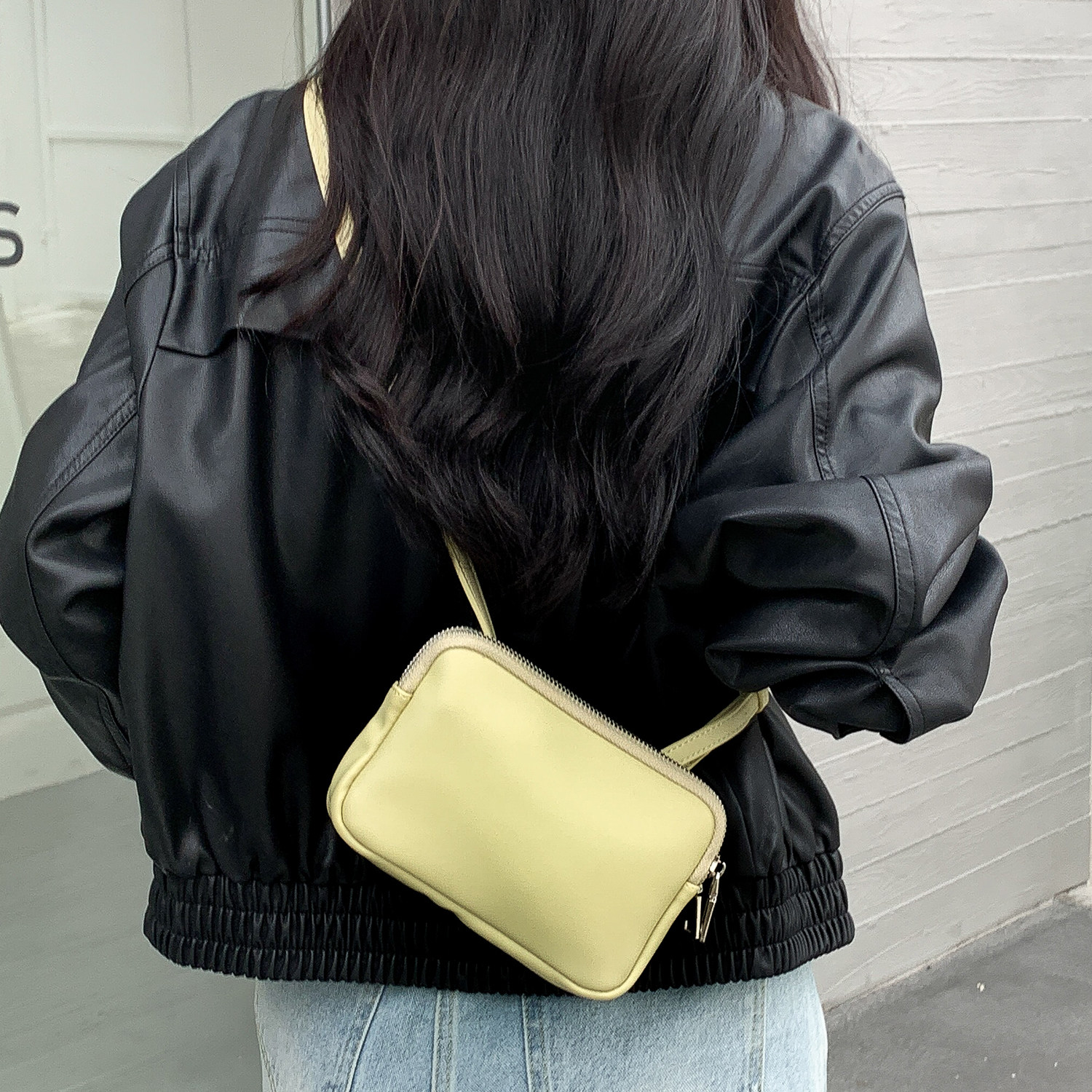 EMORRIN韩版小众设计盒子形小方包女简约百搭高级感单肩斜挎包女,淘宝优惠券,粉丝福利购,淘宝优惠卷