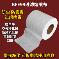 Adapted millet air purifier filter core melt spray cloth electrostatic filter DIY apart from pm2 5 window screen door spray soluble cloth