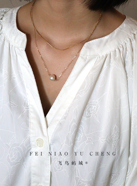 超美叠搭素链可水洗精致高级感