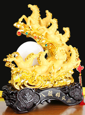 马摆件招财马到成功生肖马工艺品