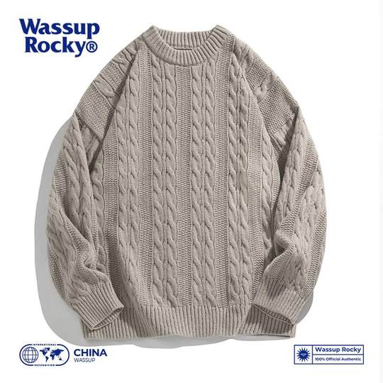 WASSUPROCKY Свитер японской вязки