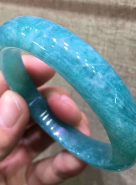 莫桑比克老矿料天河石手镯