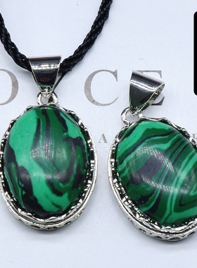 【茜茜珠饰】水晶红玛瑙虎眼石东陵玉吊坠鲍鱼贝贝壳项链 17色