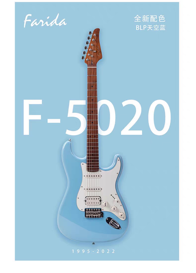 法丽达 Farida F-5020 单单双新手入门摇滚电吉他 - 图2