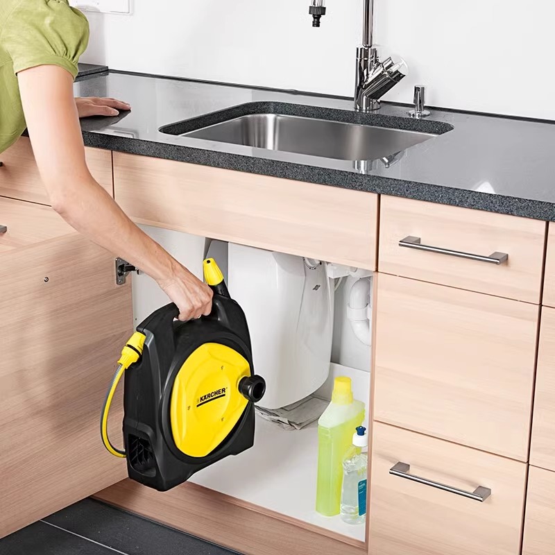 德国卡赫Karcher水管车架套装园艺浇花高压洗车水枪家用软管收纳 - 图2