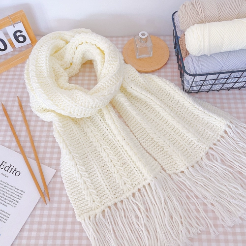 世纪美织 Плетеный шарф ручной работы, клубок пряжи для влюбленных, набор материалов для друга, «сделай сам»