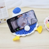 Милый плетеный держатель для телефона, крючок для вязания, кукла ручной работы, DIY