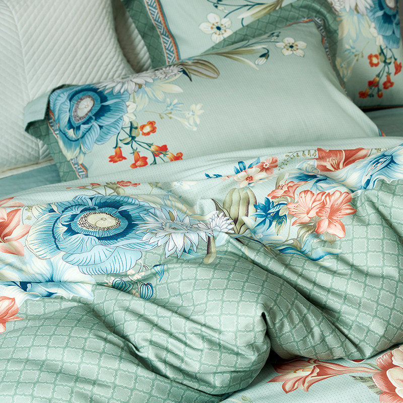 【专柜同款】富安娜四件套全棉纯棉床单被套秋冬床品套件 瑞玉堂,淘宝优惠券,粉丝福利购,淘宝优惠卷