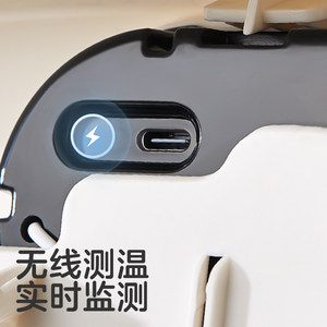 KUB可优比婴儿洗澡盆智能感温可折叠宝宝浴盆新生儿大号儿童浴桶