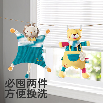 KUB可优比婴儿安抚玩偶安抚巾