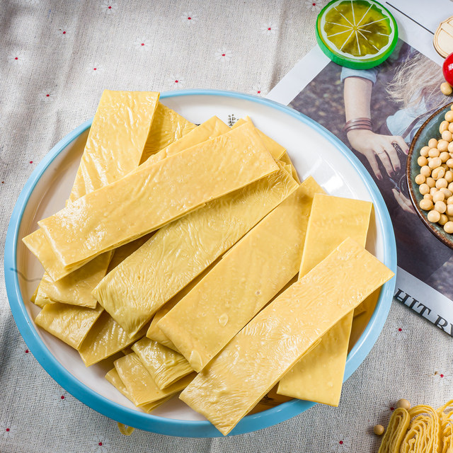 Yunnan specialty bean skin, tofu skin, oily soybean skin shreds